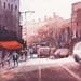 Painting Street view by Dandapat Swarup | Painting Figurative Urban Watercolor