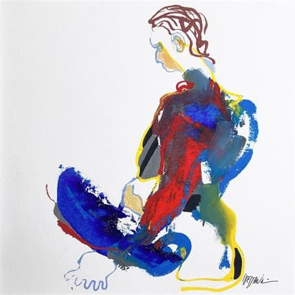 Peinture 5992 par Cressanne | Tableau Figuratif Acrylique Nu