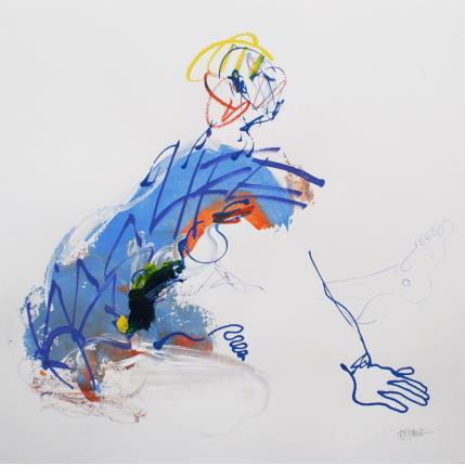 Peinture Kiss life par Cressanne | Tableau Art Singulier Acrylique Nu