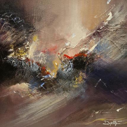 Peinture Rose est la nuit par Dupetitpré Roselyne | Tableau