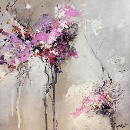 Painting Kyoto by Dupetitpré Roselyne | Painting Abstract Oil Minimalist