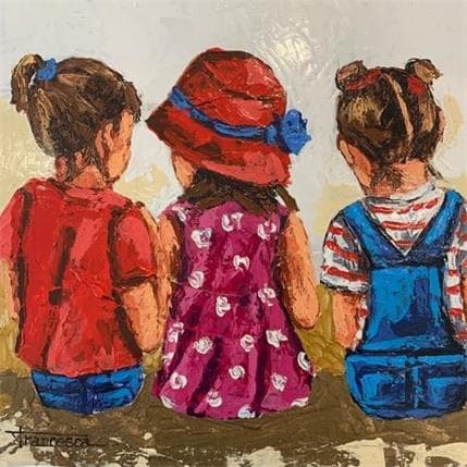 Painting Conversaciones by Escobar Francesca | Painting  Acrylic