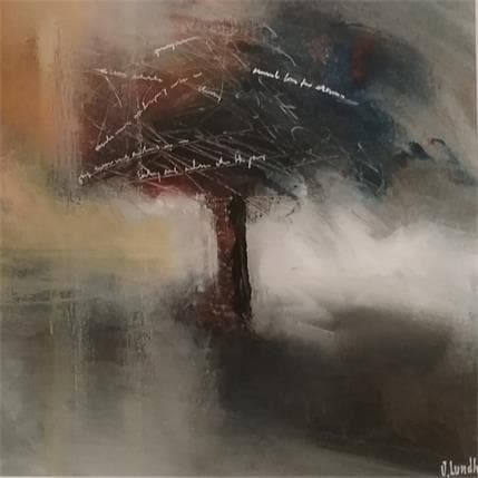 Peinture Poetry Tree 2 par Lundh Jonas | Tableau Figuratif Acrylique Paysages