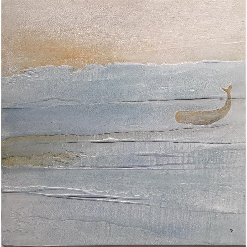 Peinture Beyond par Roma Gaia | Tableau Abstrait Minimaliste