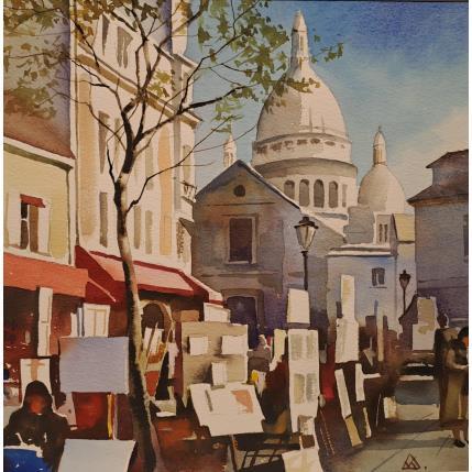 Peinture Paris - S19 par Khodakivskyi Vasily | Tableau  Aquarelle