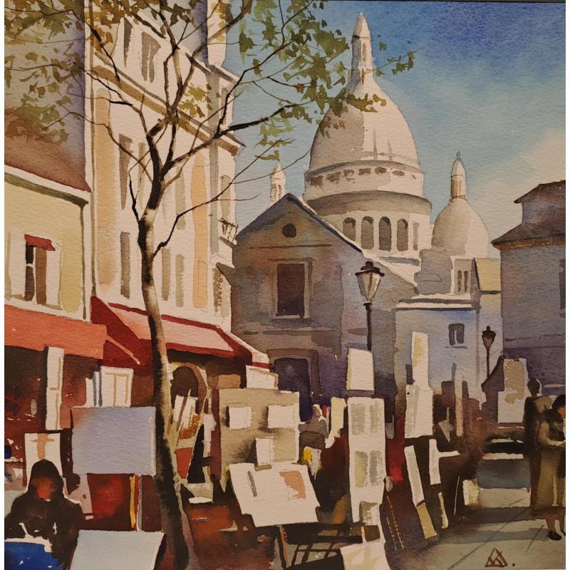 Peinture Paris - S19 par Khodakivskyi Vasily | Tableau Aquarelle