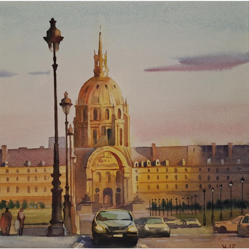 Gemälde Pais - J10 von Khodakivskyi Vasily | Gemälde Aquarell