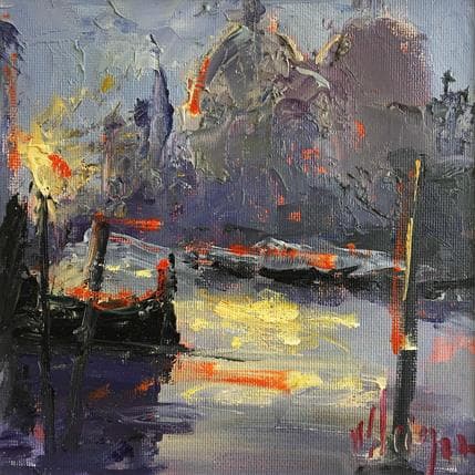 Painting Sans titre 3 by Kleiner Dominique | Painting Abstract Oil Landscapes