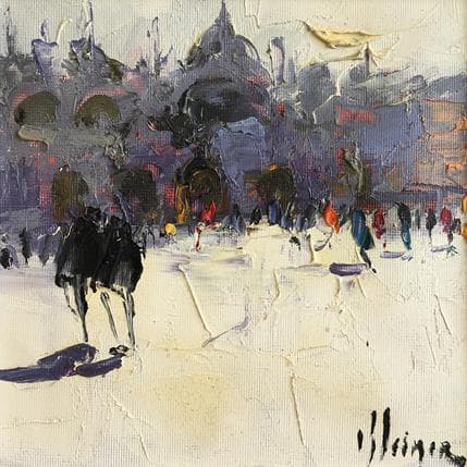 Painting Sans titre 1 by Kleiner Dominique | Painting Abstract Oil Urban