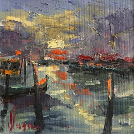 Painting Sans titre 4 by Kleiner Dominique | Painting Abstract Oil Landscapes