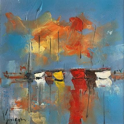 Painting Sans titre 1 by Kleiner Dominique | Painting Figurative Oil Marine