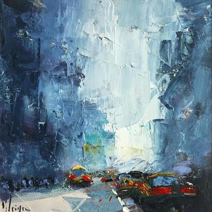 Peinture Sans titre 3 par Kleiner Dominique | Tableau Abstrait Huile Urbain