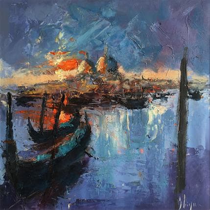 Painting Sans titre 3 by Kleiner Dominique | Painting Figurative Oil Landscapes