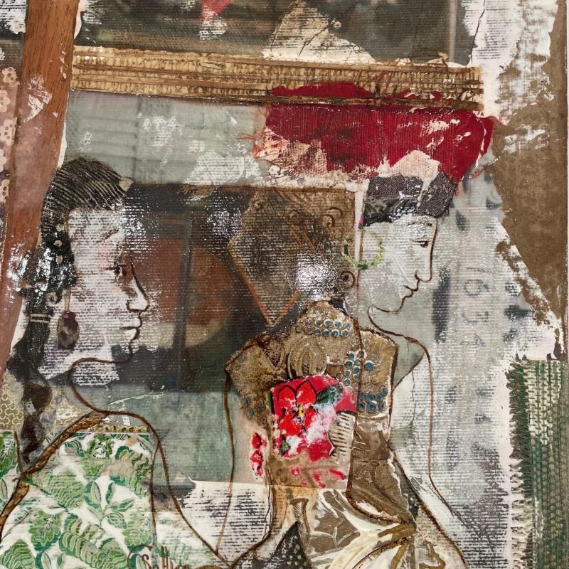 Peinture Muséion par Sablyne | Tableau Art Singulier Portraits Acrylique