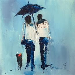 Painting Balade song by Raffin Christian | Painting Figurative Oil Life style