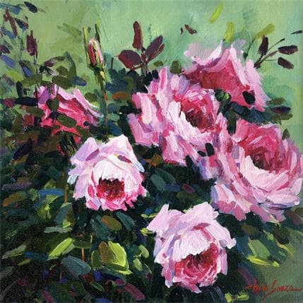 Painting Emoções 1 by Chico Souza | Painting Figurative Oil Landscapes