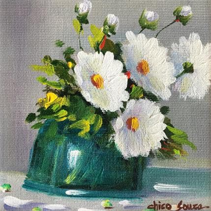 Painting Bem me quer mal me ouer by Chico Souza | Painting Figurative Oil Still-life