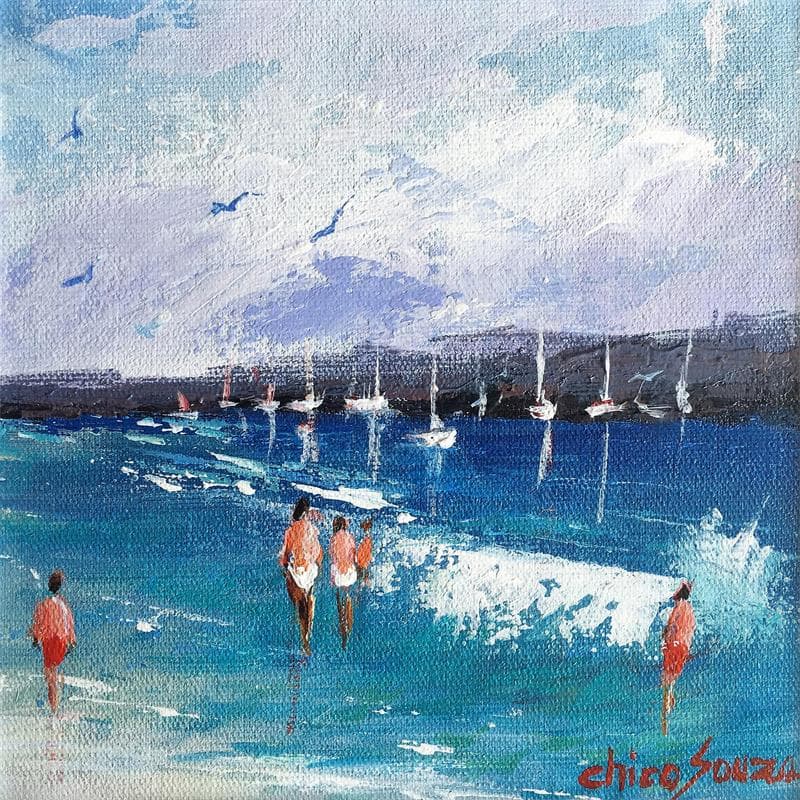 Painting As virgens by Chico Souza | Painting Figurative Life style Oil