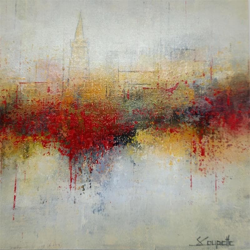 Painting BREATH TAKING by Coupette Steffi | Painting Abstract Urban Acrylic