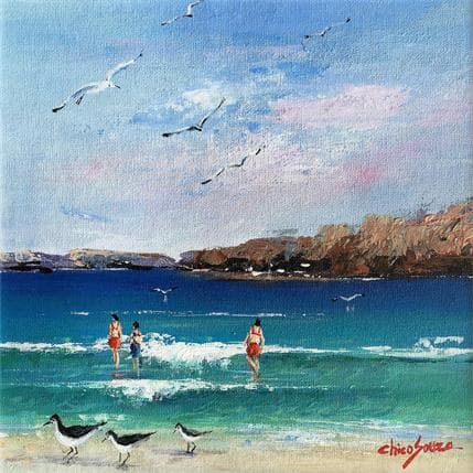 Painting Ninho da gaivota by Chico Souza | Painting Figurative Oil Landscapes