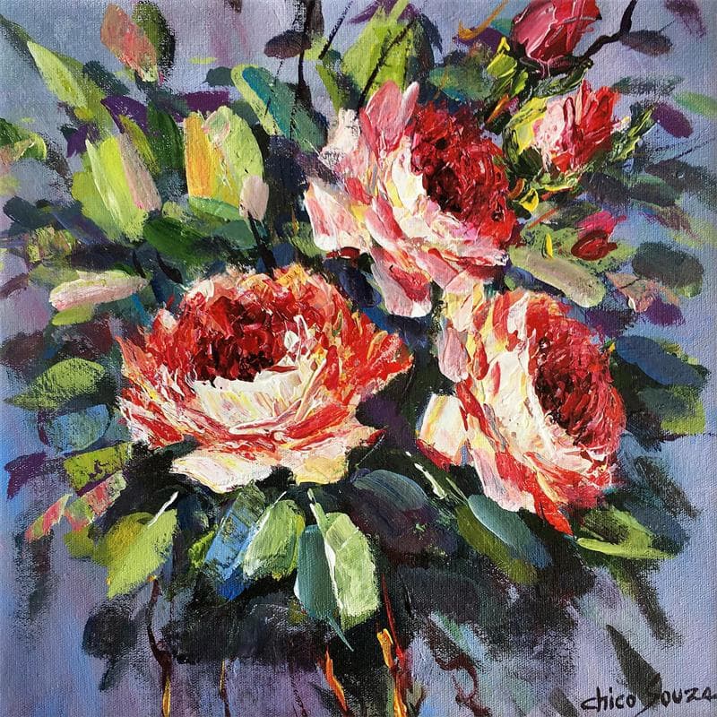 Painting Renascer by Chico Souza | Painting Figurative Landscapes Oil