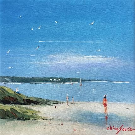 Painting Lindo dia by Chico Souza | Painting Figurative Oil Landscapes