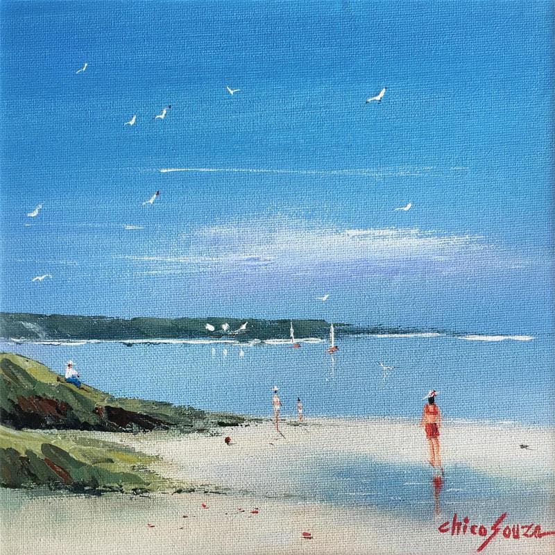 Painting Lindo dia by Chico Souza | Painting Figurative Landscapes Oil