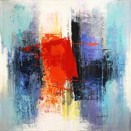 Painting Canção by Silveira Saulo | Painting Abstract Acrylic Minimalist