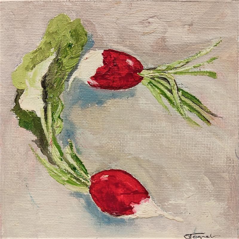 Pintura Radis por Tognet | Pintura Figurativo Naturalezas muertas Aceite