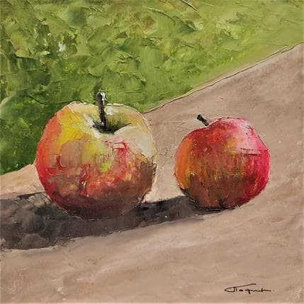 Peinture Complicité par Tognet | Tableau Figuratif Huile Natures mortes
