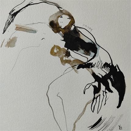 Painting Cadavre exquis 9 by YO&CO | Painting Figurative Nude