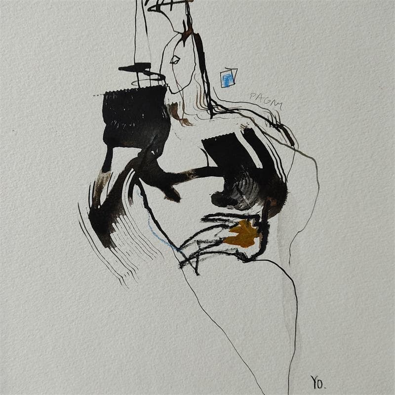 Peinture Cadavre exquis 22 par YO&CO | Tableau Figuratif