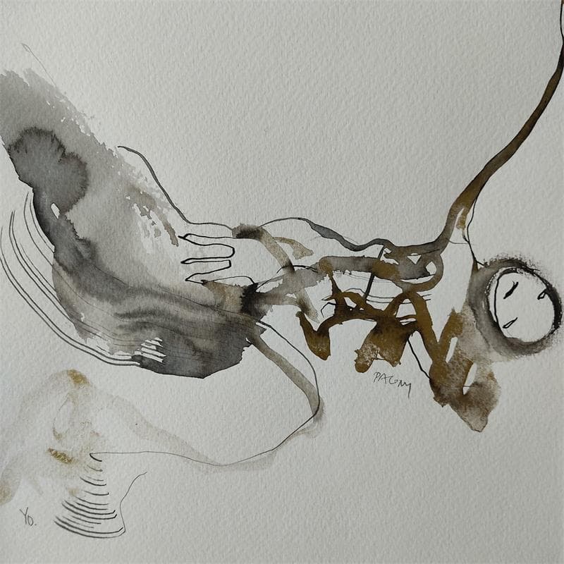 Peinture Cadavre exquis 10 par YO&CO | Tableau Figuratif Nu