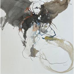 Painting Cadavre exquis 11 by YO&CO | Painting Abstract Black & White