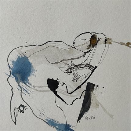 Peinture Cadavre exquis 23 par YO&CO | Tableau Figuratif nu