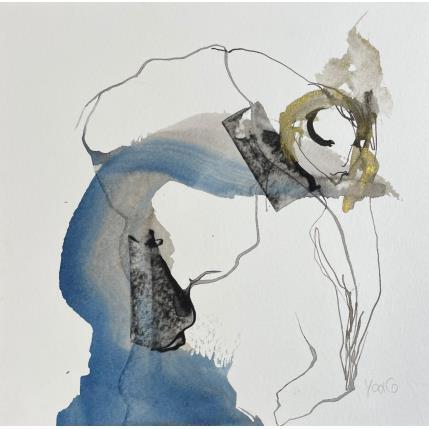 Peinture Cadavre exquis 9 par YO&CO | Tableau Figuratif Minimaliste, Noir & blanc, Nu