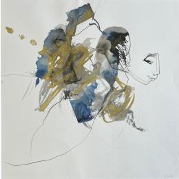 Painting Cadavre exquis 15 by YO&CO | Painting Abstract Black & White