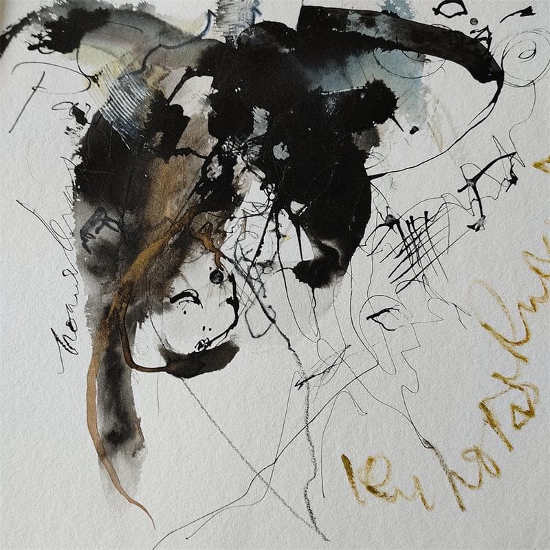 Painting Cadavre exquis 1 by YO&CO | Painting Abstract