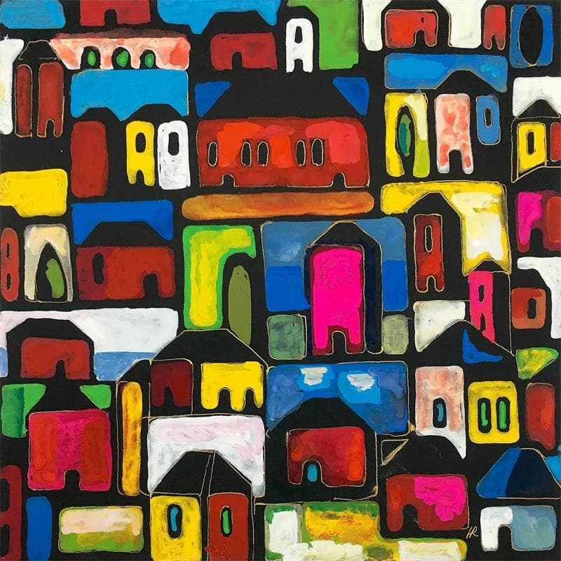 Painting G37 Colours by Ragas Huub | Painting Figurative Urban Acrylic