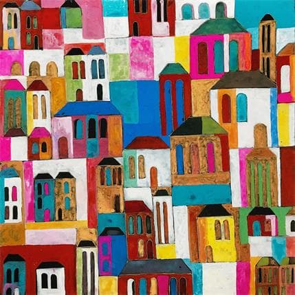 Painting 849 Elements by Ragas Huub | Painting Figurative Acrylic Urban