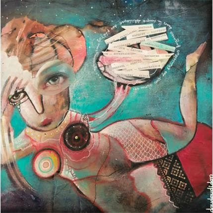 Painting Le plat de mots by Doudoudidon | Painting Raw art Acrylic Life style, Nude