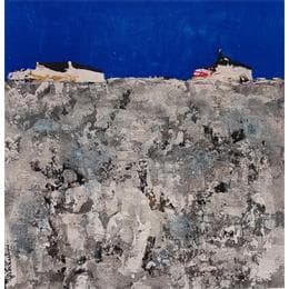 Painting T367 by Moracchini Laurence | Painting Abstract Acrylic Landscapes