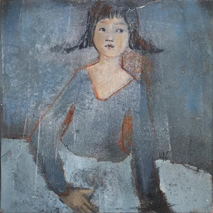 Gemälde Sans titre 1 von VAG | Gemälde Figurativ Acryl Alltagsszenen