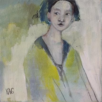 Painting Sans titre 4 by VAG | Painting Figurative Acrylic Portrait