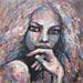 Peinture Angel delight par Graffmatt | Tableau Street Art Portraits Acrylique