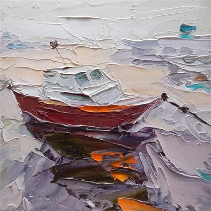 Peinture Afterlight par Lunetskaya Elena | Tableau Figuratif Huile Marine, Scènes de vie