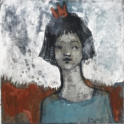 Painting Sans titre 2 by VAG | Painting Figurative Acrylic Portrait