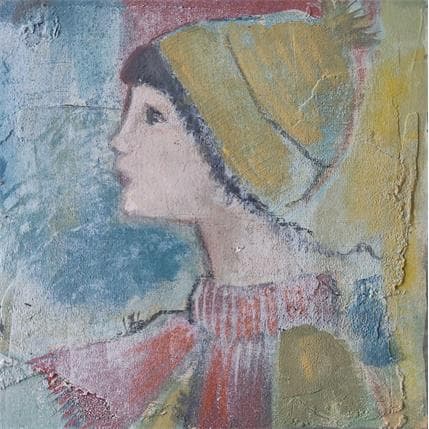 Painting Sans titre 5 by VAG | Painting Figurative Acrylic Portrait