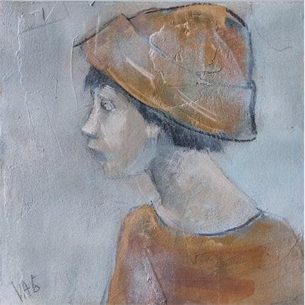 Painting Bord de mer by VAG | Painting Figurative Acrylic Portrait