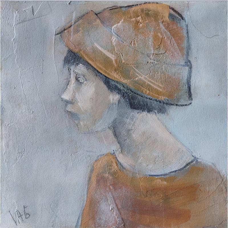 Peinture Bord de mer par VAG | Tableau Figuratif Portraits Acrylique